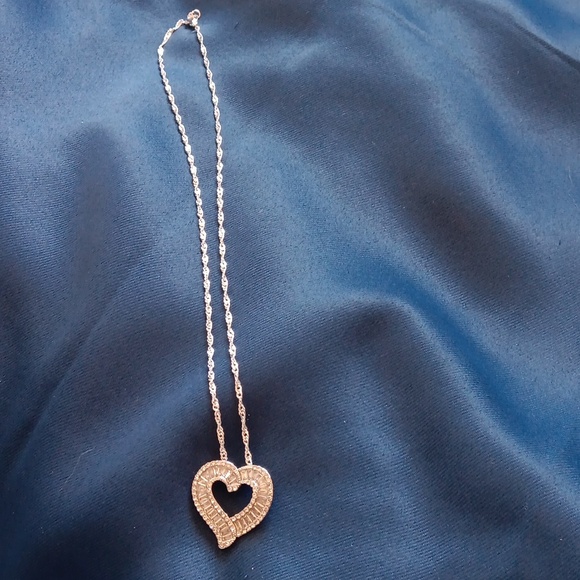 New necklace with heart pendant Sterling Silver - Picture 2 of 4